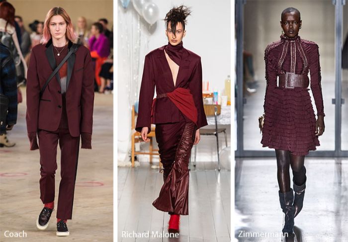 como llevar el color púrpura de tiro, las mejores ideas de moda otoño invierno, colores en tendencia 2019 2020 