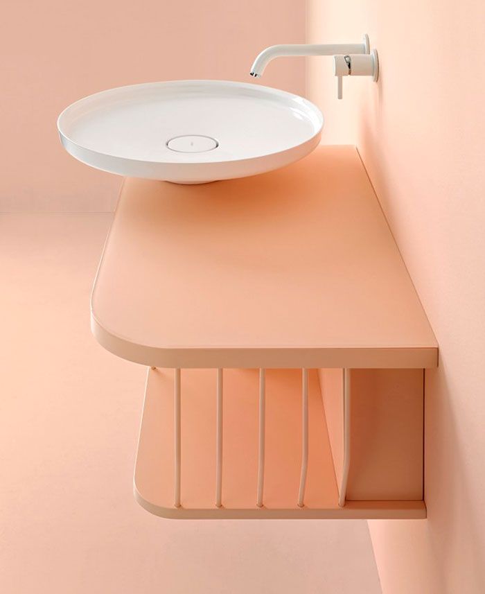 decoración de interiores en colores en tendencia, baños decorados en rosado, fotos de baños modernos con ducha 
