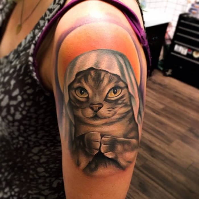 ideas de diseños de tatuajes, tatuajes originales para mujeres, tatuajes de gatos bonitos, más de 150 fotos de tatuajes 