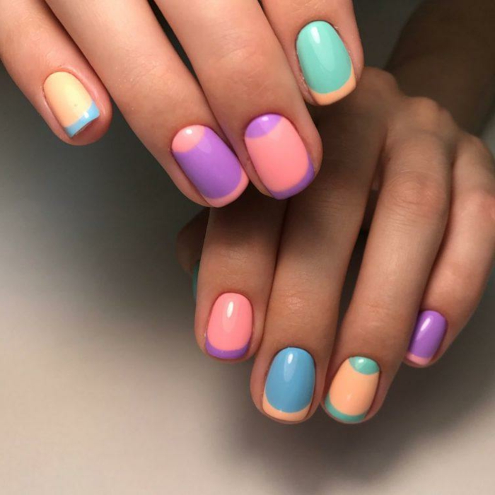 1001 Ideas De Colores De Unas De Moda Para La Nueva Temporada Eres una chica que tienes uñas pequeñas o cortas, en mujer de 10 te damos estos 10 increíbles diseños para uñas cortas, te van a encantar. ideas de colores de unas de moda para