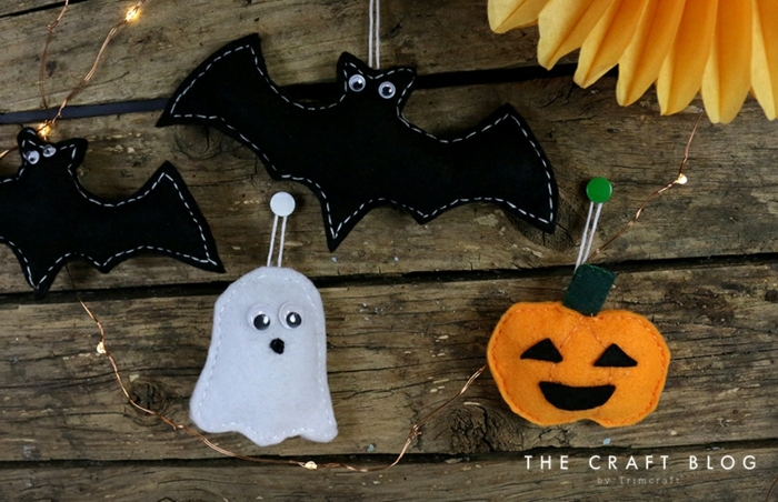 ideas adornos halloween caseros originales para pequeños y adultos, adornos fáciles y rápidos para hacer en casa 