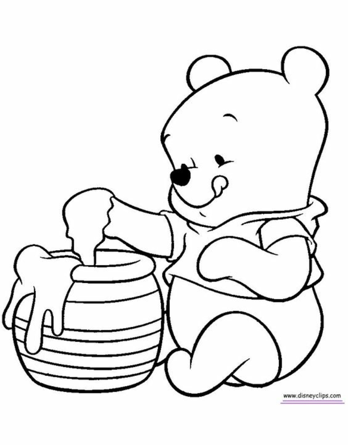 como dibujar el Oso Pooh, dibujos originales y fáciles de hacer, ideas de actividades manuales pequeocio 