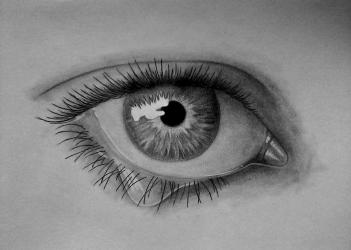 aprender a dibujar a lápiz con sombras, dibujos realistas, ideas de dibujos de personas bonitos, dibujo a lapiz de ojo 