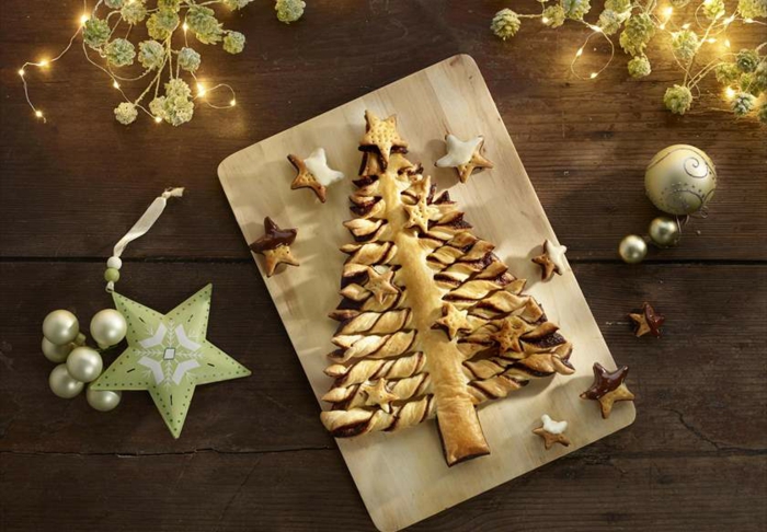 postres para nochevieja, árbol navideño casero con chocolate, las mejores recetas de arbol de navidad buitoni en fotos 