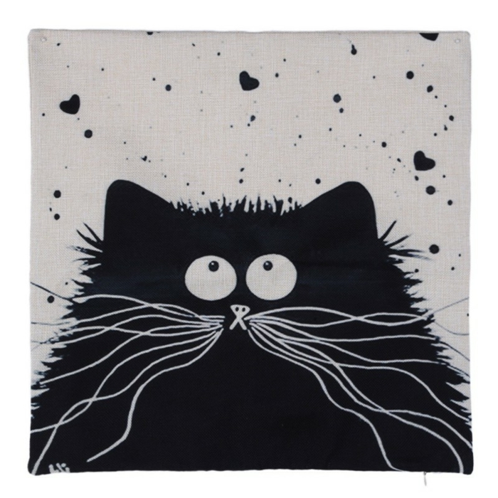gato en blanco y negro, divertidas ideas de dibujos en negro para los pequeños y adultos, fotos de dibujos originales 