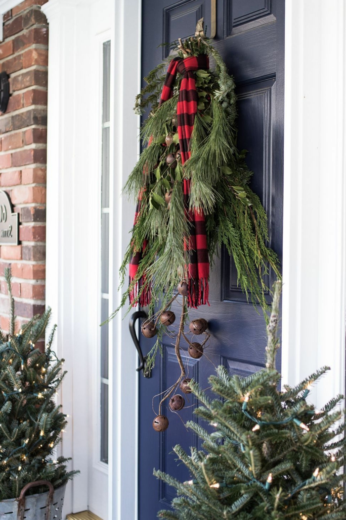 detalles rústicos para decorar la casa, decoracion navideña casera en fotos, decoración de Navidad últimas tendencias 