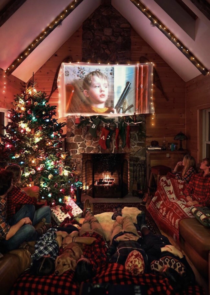 las mejores imágenes de habitaciones decoradas para navidad, cosas tumblr y decoración navideña, propuestas en imagenes 