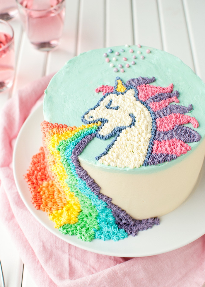 los mejores ejemplos de tartas personalizadas, como preparar una tarta de unicornio, imagenes de tartas bonitas