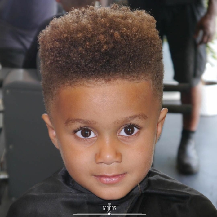 originales ideas de cortes de pelo para alargar la cara, peinados y cortes para cabello afro, más de 90 ideas de peinados niño