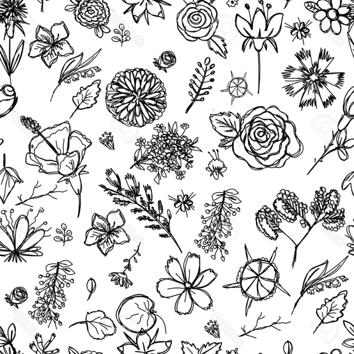 originales ejemplos de dibujos en blanco y negro, dibujos de pequeñas flores, ideas de diseños de tatuajes simbolicos