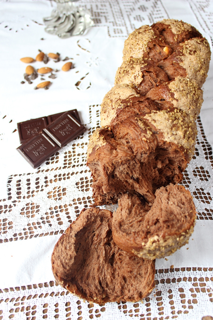 pan de azúcar con cacao, hacer pan en casa para las fiestas de primavera, ideas de recetas estacionales para hacer en casa