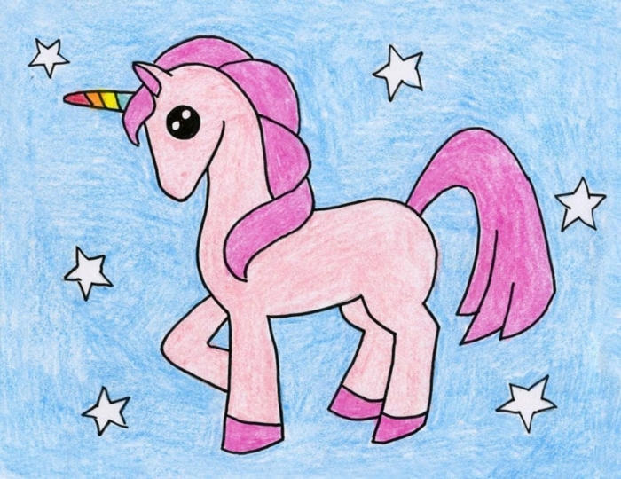 1001 Ideas De Dibujos De Unicornios Bonitos Y Faciles