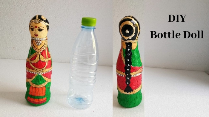 originales ideas de manualidades botellas de plastico decoradas, cosas para hacer con materiales de reciclaje en imagenes 