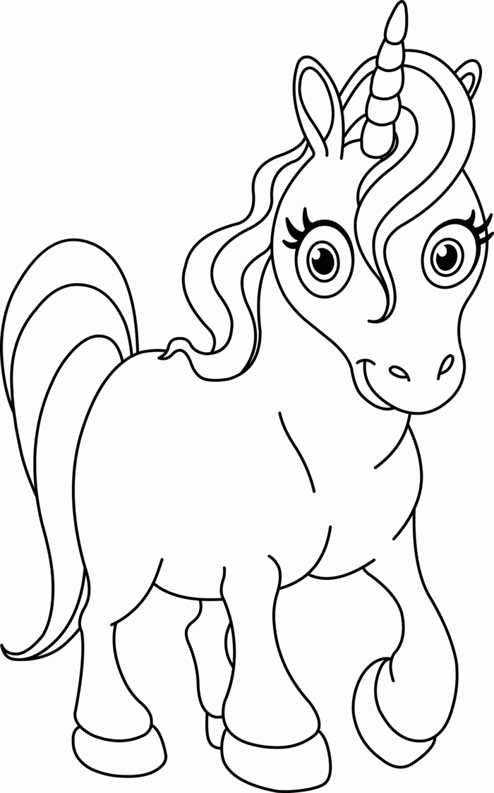 90 ideas de dibujos de unicornio hermosos para descargar y colorear, ideas de dibujos chulos, dibujos kawaii de unicornios, unicornio para pintar