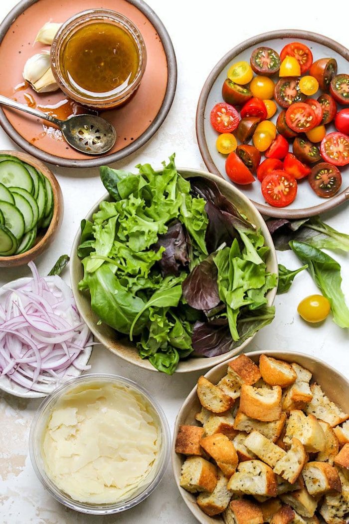 recetas de ensaladas faciles en bonitas imagenes, ensaladas verdes ricas y faciles de preprara en casa, ideas de recetas 
