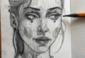 Dibujos inspiradores e ideas sobre cómo dibujar una cara