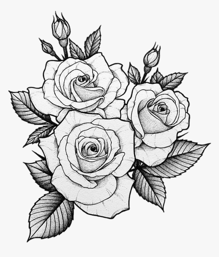 Dibujos De Rosas Bonitas Para Dibujar - Ki Wallpaper