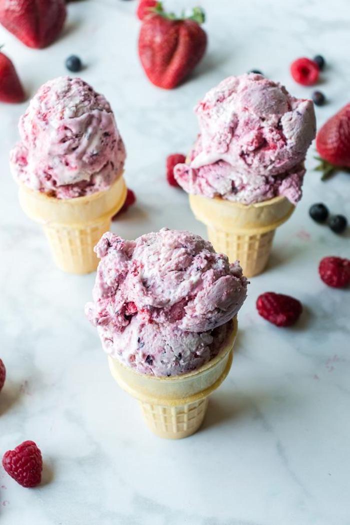 frambuesas helados helado sin azucar postres ricos y faciles de hacer como preparar helado ideas de helados caseros faciles de hacer