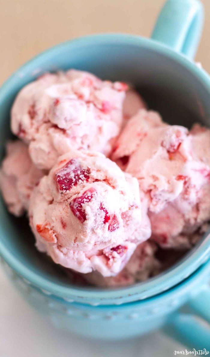 helado de vainilla con fresas como hacer helado de fresas casero paso a paso recetas de helado originales