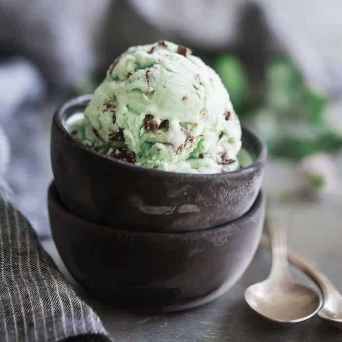 hierbabuena y chocolate negro helados fitness receta keto ideas de recetas faciles de hacer en casa