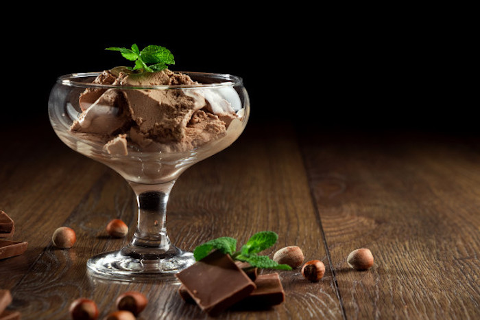 keto helado con chocolate negro y hierbabunea ideas de recetas caseras faciles y rapdas postres para el verano