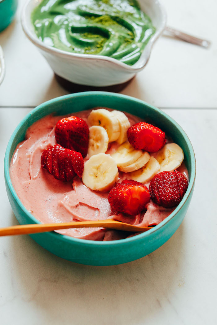 yogur con frutas helado casero fresas platanos ideas de helados sin lactosa como hacer helado casero paso a paso