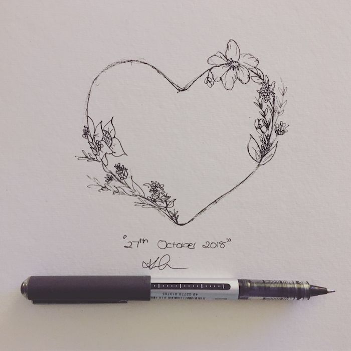 2 corazon fenomenales ideas de dibujos de cosas romanticas pequeños detalles flores dibujos para colorear de amor