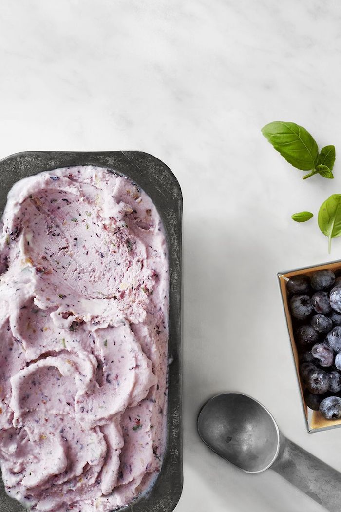 yogur de arandanos refrigerado ideas de helado casero saludable como hacer helado