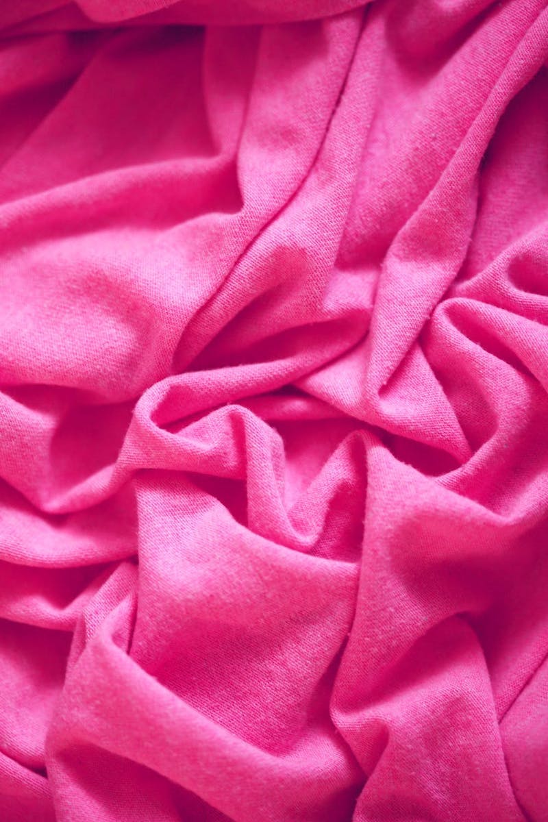 tela rosa para ropa de materiales naturales